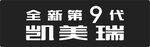 全新第9代凯美瑞第九代车前后牌