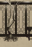 国风工笔国画分层素材 