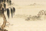 国风工笔国画分层素材 