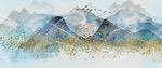           山水画  