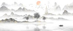           山水画  