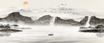           山水画  