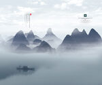           山水画  