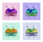 山水插画