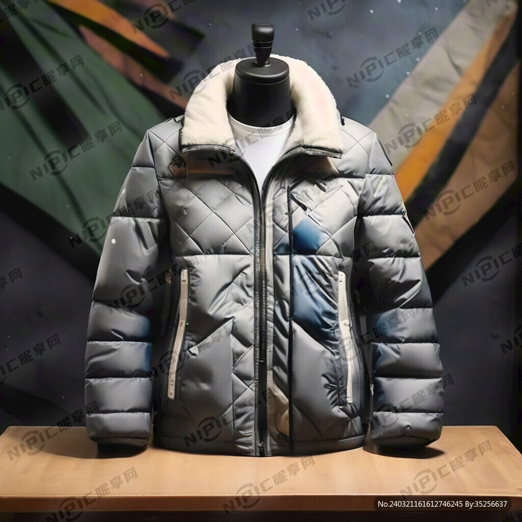 羽绒服绗缝图案