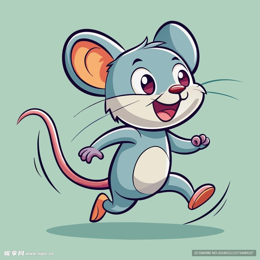奔跑状态的鼠