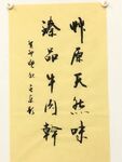 牛肉干  杨克东书法鸿鹄图片