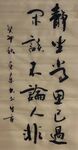静坐   杨克东书法鸿鹄图片