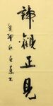 谛观正见  杨克东书法鸿鹄图片