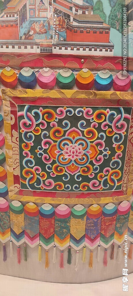 唐卡上花纹 