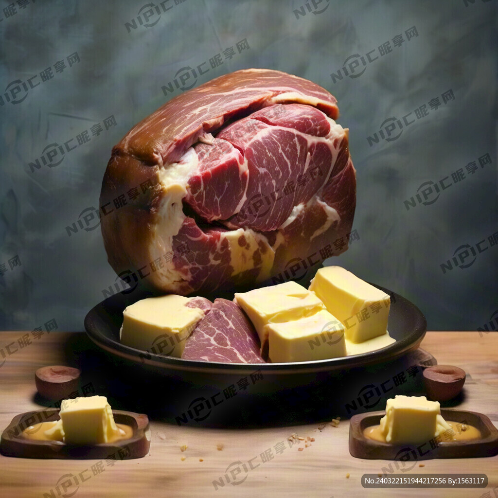 带黄油黄牛肉