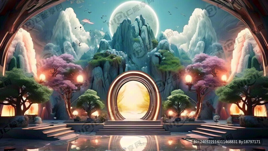 梦幻唯美新中式风景 要意境高雅