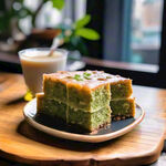 芝士奶盖普洱茶 豆沙糕