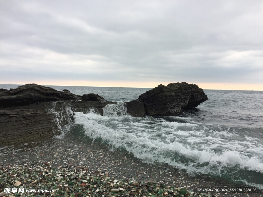 海参崴玻璃海滩