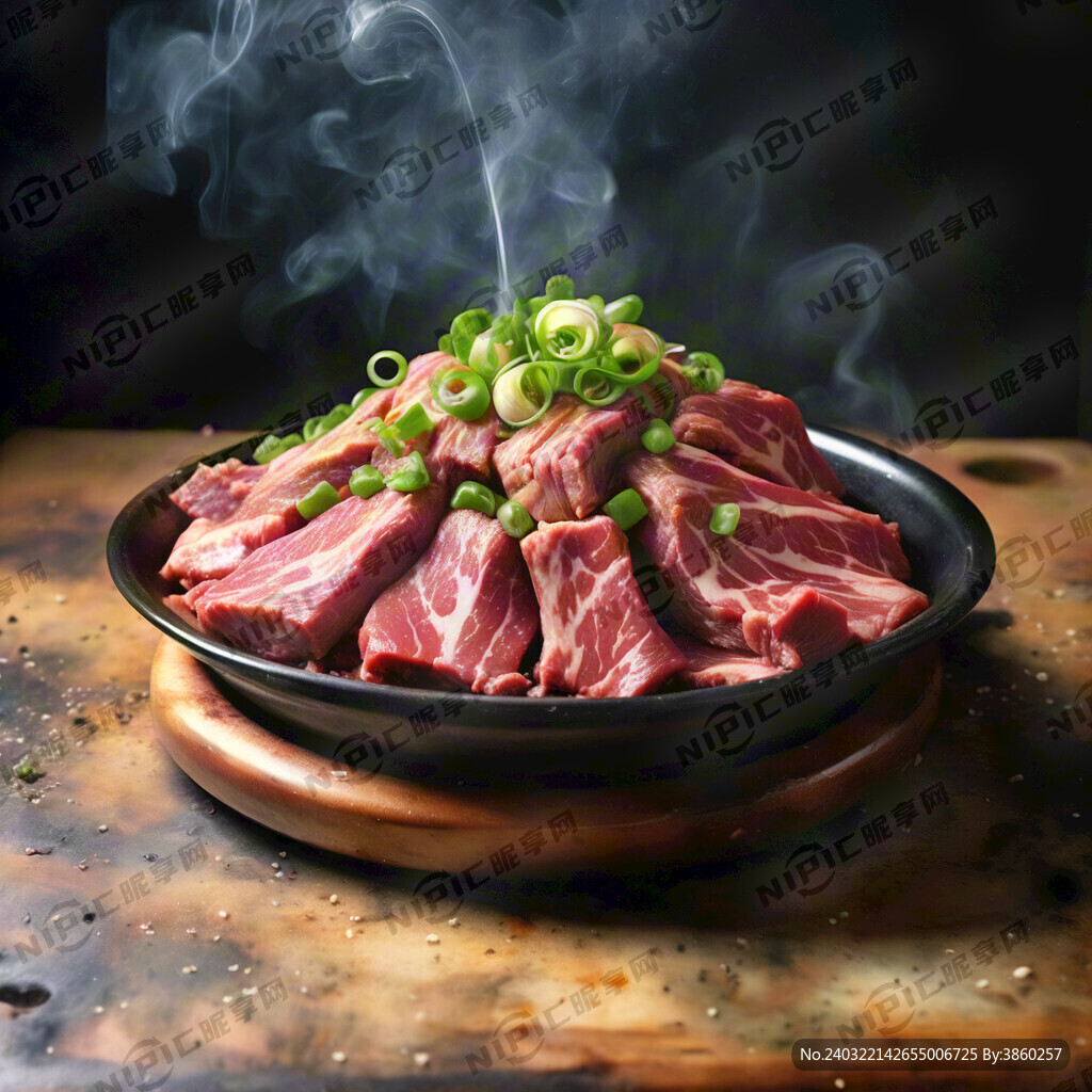 生牛肉把把烧