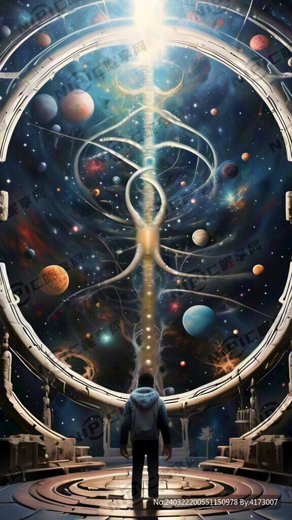 宇宙布满经络