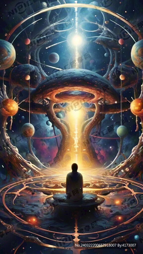 宇宙布满经络