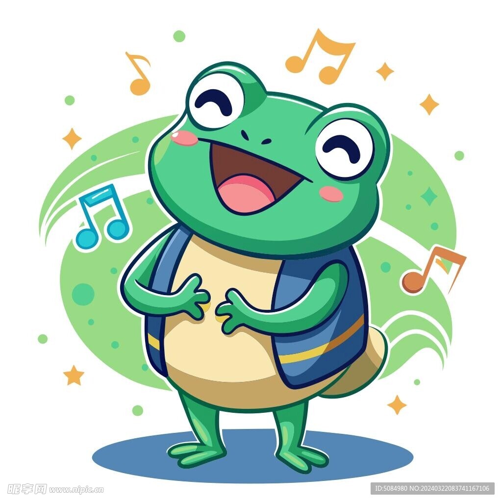 正在唱歌的青蛙
