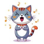 正在唱歌的猫