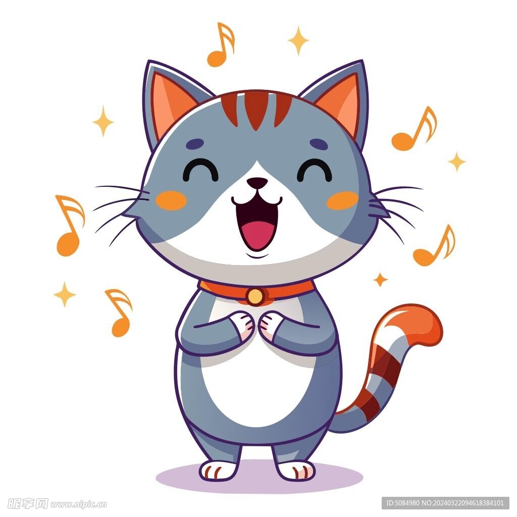 正在唱歌的猫