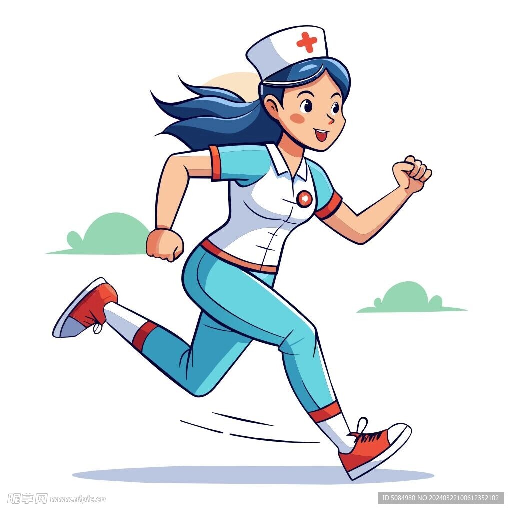 奔跑的女护士