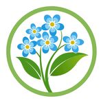 勿忘我 logo