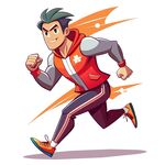 穿着运动服跑步的演员