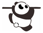 卡通简笔画熊猫国宝