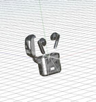 C4D模型 耳机