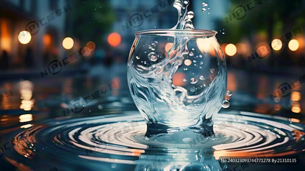 流动的水
