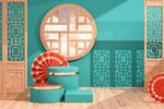C4D电商海报 高端三维场景 