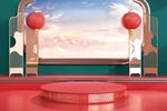 C4D电商海报 高端三维场景 