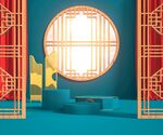 C4D电商海报 高端三维场景 
