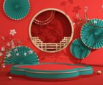 C4D电商海报 高端三维场景 