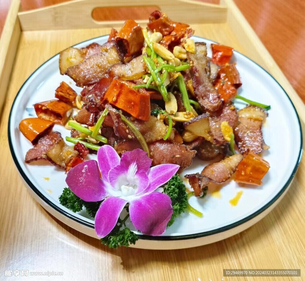 干煸腊肉