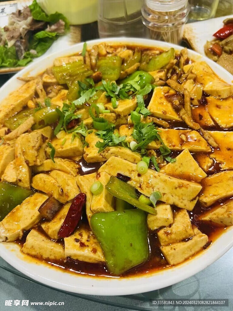 尖椒豆腐