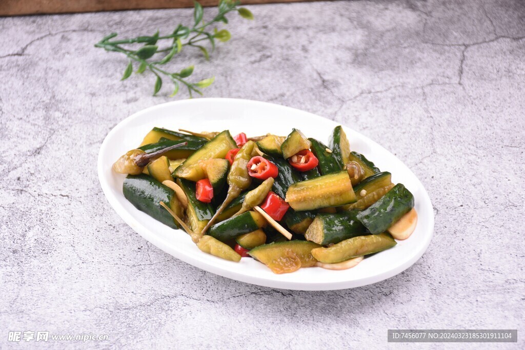 凉拌黄瓜图片