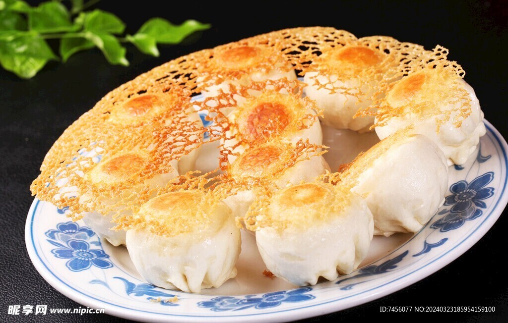 煎包摄影图