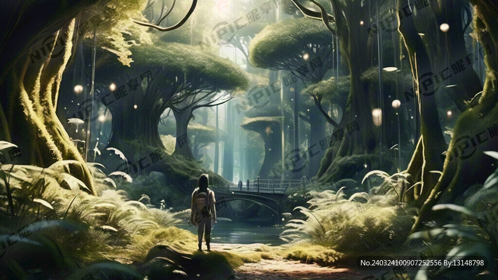 森林中 梦幻 高级 广角