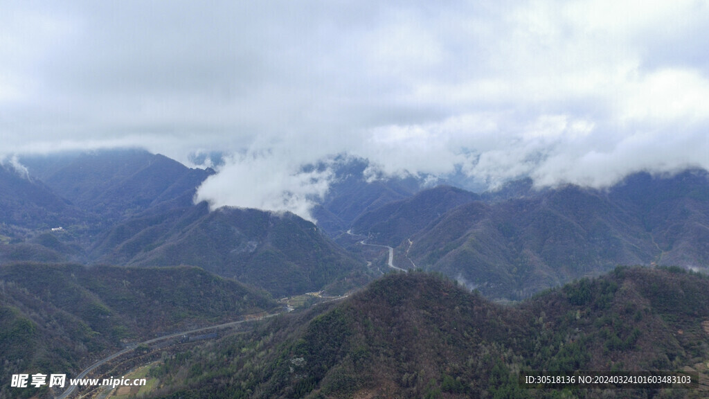 山谷 自然风光