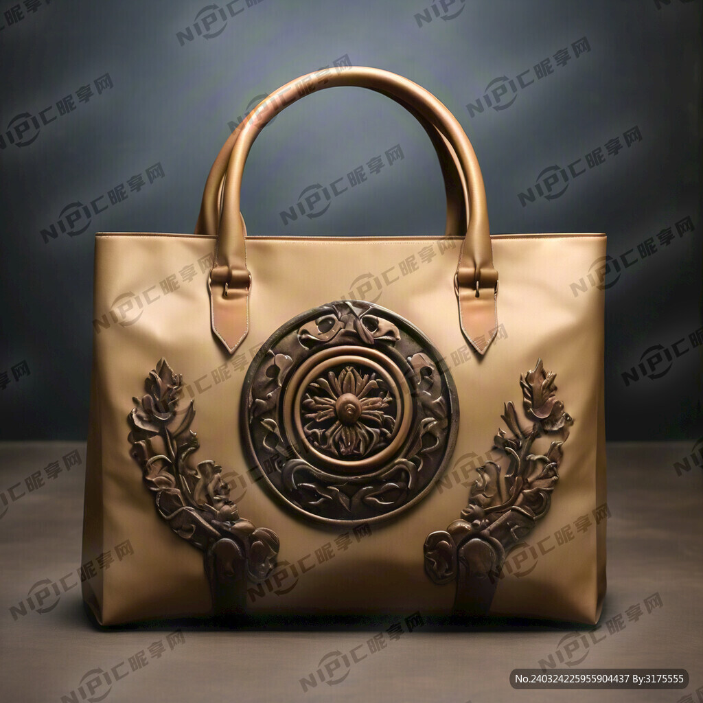 仿古 手提礼品包装袋 棕黄色