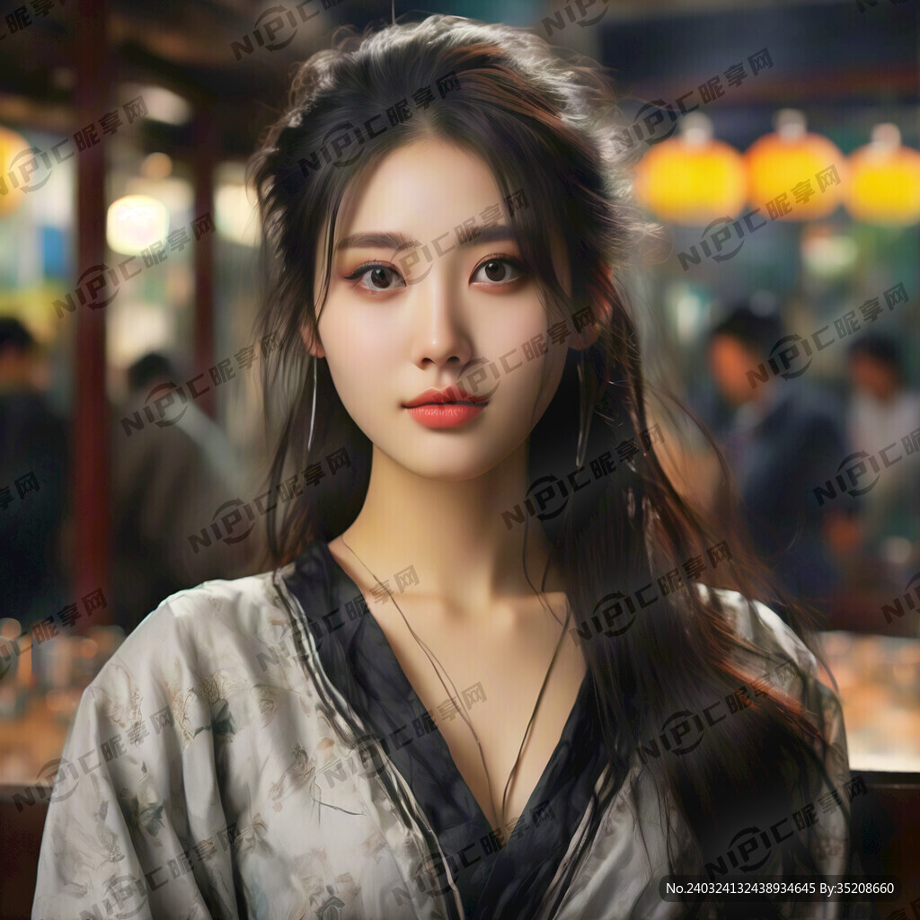 一个美女