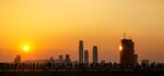 长沙城市夕阳剪影