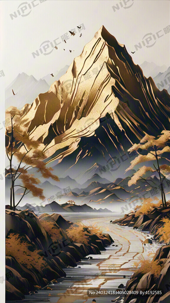 现代简约 手绘 肌理感 