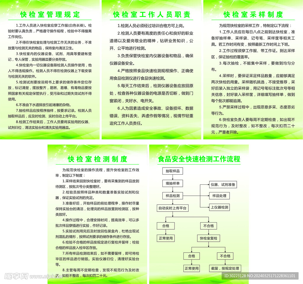 快检室管理规定制度