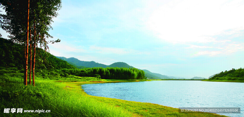 湖景风景