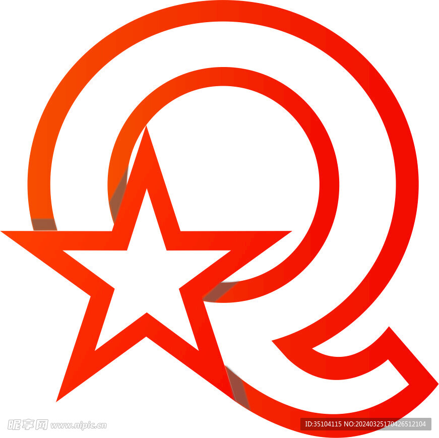 logo  QQ星星 创意字母