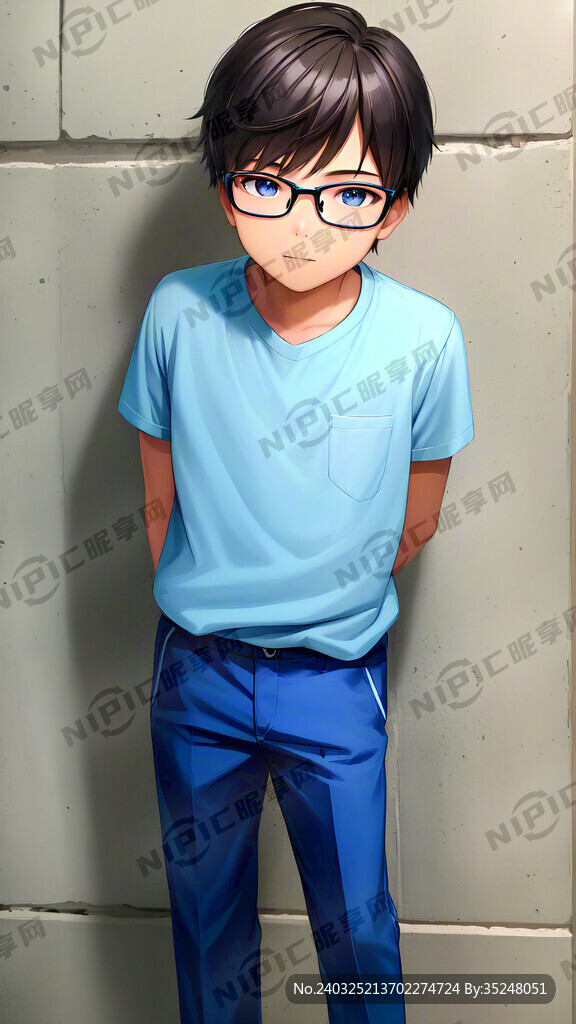 10岁少年 学生 新海诚风格