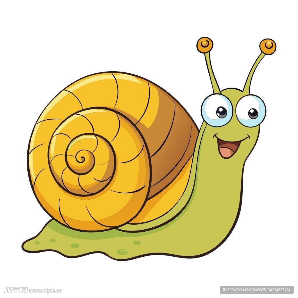 卡通风格蜗牛