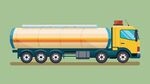 油罐车 右侧视图